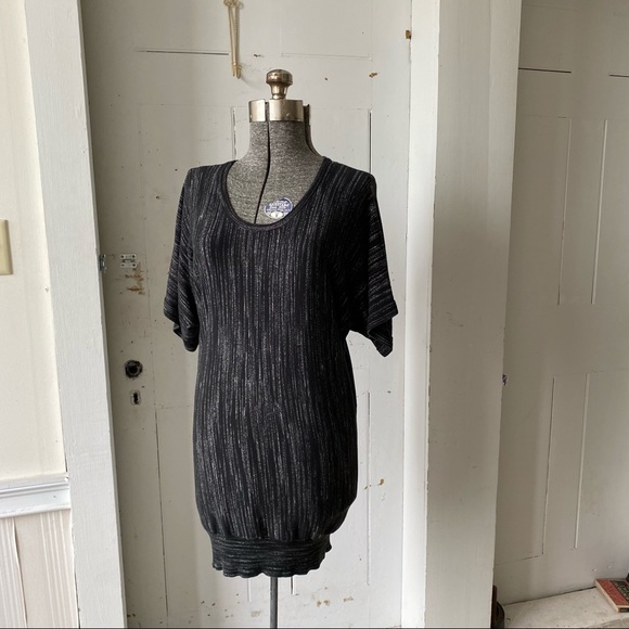 Max Studio Marled Knit Sweater mini Dress - Picture 4 of 12